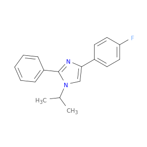 1H-Imidazole, 4-(4-fluorophenyl)-1-(1-methylethyl)-2-phenyl-