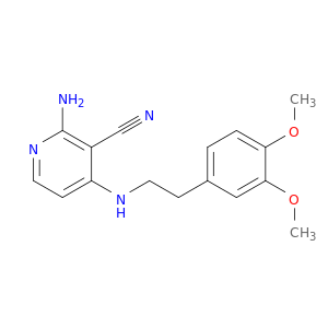 3-Pyridinecarbonitrile,2-amino-4-[[2-(3,4-dimethoxyphenyl)ethyl]amino]-