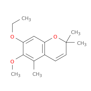 2H-1-Benzopyran,7-ethoxy-6-methoxy-2,2,5-trimethyl-