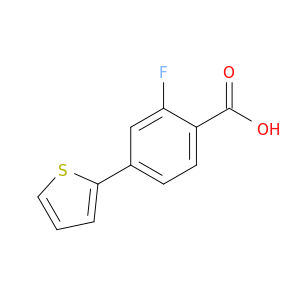 2-氟-4-(2-噻吩基)苯甲酸