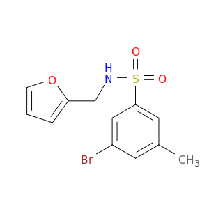3-Bromo-N-(furan-2-ylmethyl)-5-methylbenzenesulfonamide