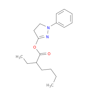 Hexanoic acid, 2-ethyl-, 4,5-dihydro-1-phenyl-1H-pyrazol-3-yl ester