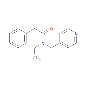 Benzeneacetamide, N-ethyl-N-(4-pyridinylmethyl)-