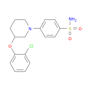 Benzenesulfonamide, 4-[3-(2-chlorophenoxy)-1-piperidinyl]-