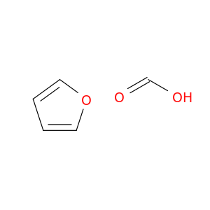Formic acid, compd. with furan (1:1)