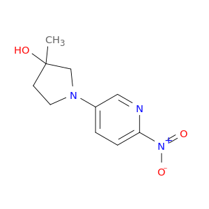 3-Pyrrolidinol, 3-methyl-1-(6-nitro-3-pyridinyl)-