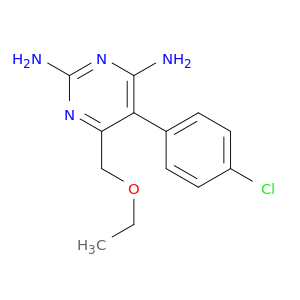 5-(4-chlorophenyl)-6-(ethoxymethyl)pyrimidine-2,4-diamine