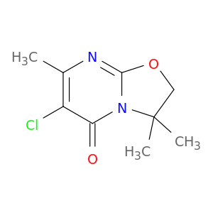 6-chloro-3,3,7-trimethyl-2,3-dihydro-5h-[1,3]oxazolo[3,2-a]pyrimidin-5-one