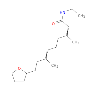 2,6-Nonadienamide, N-ethyl-3,7-dimethyl-9-(tetrahydro-2-furanyl)-