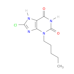 8-CHLORO-3-PENTYL-3,7-DIHYDRO-1H-PURINE-2,6-DIONE
