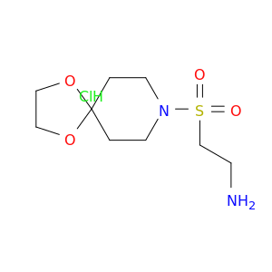2-{1,4-Dioxa-8-azaspiro[4.5]decane-8-sulfonyl}ethan-1-amine Hydrochloride