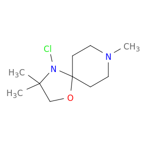 1-Oxa-4,8-diazaspiro[4.5]decane, 4-chloro-3,3,8-trimethyl-