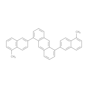 Anthracene, 1,5-bis(5-methyl-2-naphthalenyl)-