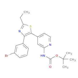 4-(3-BROMOPHENYL)-5-[2-(BOC-AMINO)-4-PYRIDYL]-2-ETHYL-1,3-THIAZOLE
