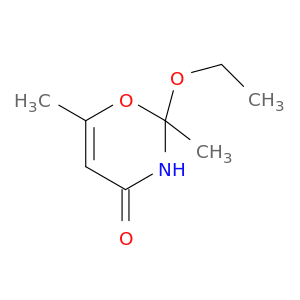 4H-1,3-Oxazin-4-one, 2-ethoxy-2,3-dihydro-2,6-dimethyl-