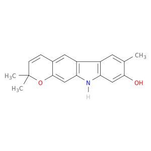 Pyrano[2,3-b]carbazol-8-ol, 2,10-dihydro-2,2,7-trimethyl-