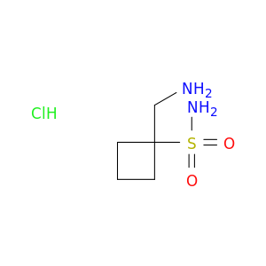 1-(Aminomethyl)cyclobutane-1-sulfonamide hydrochloride
