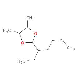 1,3-Dioxolane, 2-(1-ethylpentyl)-4,5-dimethyl-
