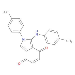 2H-Isoindole-4,7-dione, 2-(4-methylphenyl)-1-[(4-methylphenyl)amino]-