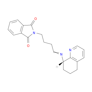 1H-ISOINDOLE-1,3(2H)-DIONE, 2-[4-[[(8S)-5,6,7,8-TETRAHYDRO-8-QUINOLINYL]IMINO]BUTYL]-