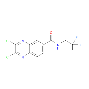 6-Quinoxalinecarboxamide, 2,3-dichloro-N-(2,2,2-trifluoroethyl)-
