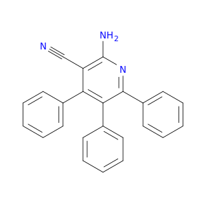 3-Pyridinecarbonitrile, 2-amino-4,5,6-triphenyl-