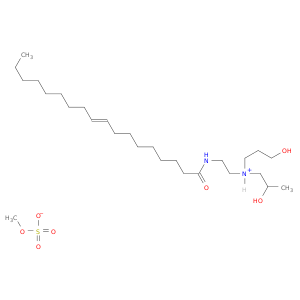 1-丙氨酸,2-羟基-N-(2-羟乙基)-N-甲基-N-[2-[(1-氧代-9-十八核基)氨基]乙基]-,(Z)-,硫酸甲酯(盐)