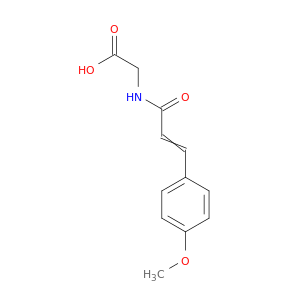 Glycine, N-[3-(4-methoxyphenyl)-1-oxo-2-propenyl]-