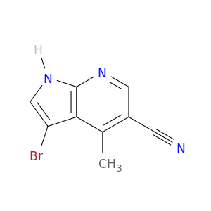3-Bromo-4-methyl-1H-pyrrolo[2,3-b]pyridine-5-carbonitrile