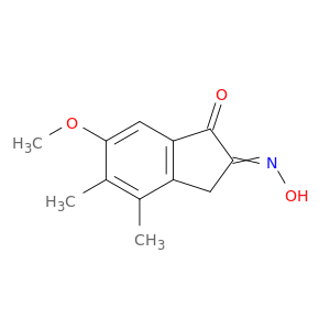 1H-Indene-1,2(3H)-dione, 6-methoxy-4,5-dimethyl-, 2-oxime