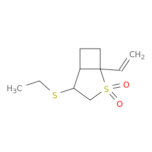2-Thiabicyclo[3.2.0]heptane, 1-ethenyl-4-(ethylthio)-, 2,2-dioxide
