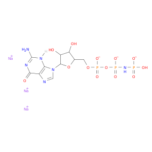 鸟苷 5′-[β,γ-亚氨基]三磷酸三钠盐
