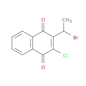 1,4-Naphthalenedione, 2-(1-bromoethyl)-3-chloro-
