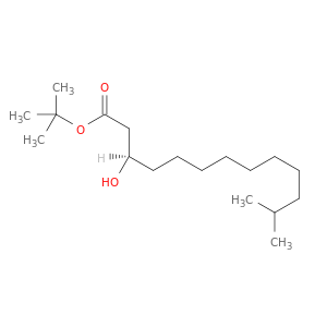 Tridecanoic acid, 3-hydroxy-12-methyl-, 1,1-dimethylethyl ester, (R)-
