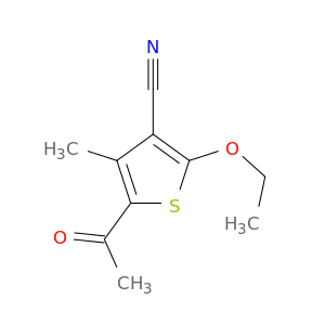 3-Thiophenecarbonitrile, 5-acetyl-2-ethoxy-4-methyl-