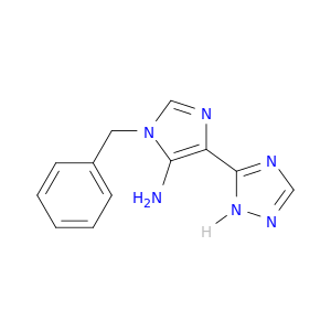 1H-Imidazol-5-amine,1-(phenylmethyl)-4-(1H-1,2,4-triazol-5-yl)-