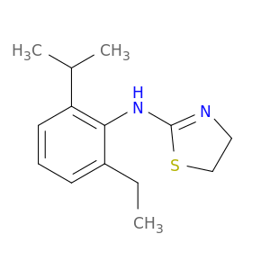 2-Thiazolamine, N-[2-ethyl-6-(1-methylethyl)phenyl]-4,5-dihydro-