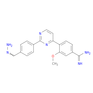 Benzenecarboximidamide, 4-[2-[4-(aminoiminomethyl)phenyl]-4-pyrimidinyl]-3-methoxy-