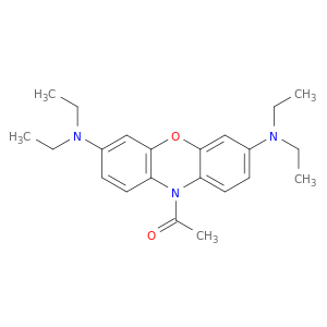 10H-Phenoxazine-3,7-diamine, 10-acetyl-N,N,N',N'-tetraethyl-