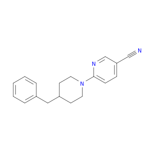 3-Pyridinecarbonitrile, 6-[4-(phenylmethyl)-1-piperidinyl]-