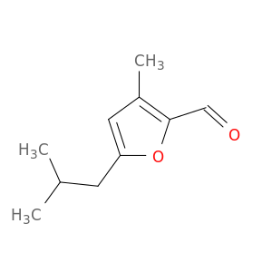 2-Furancarboxaldehyde, 3-methyl-5-(2-methylpropyl)-