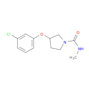 1-Pyrrolidinecarboxamide,3-(3-chlorophenoxy)-N-methyl-