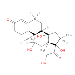 Pregn-4-ene-3,20-dione,6a-fluoro-11b,14,17,21-tetrahydroxy-16a-methyl- (7CI,8CI)