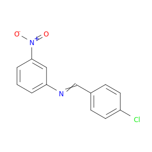 Benzenamine, N-[(4-chlorophenyl)methylene]-3-nitro-