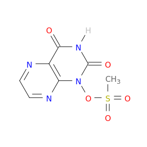 1-[(methylsulfonyl)oxy]pteridine-2,4(1h,3h)-dione
