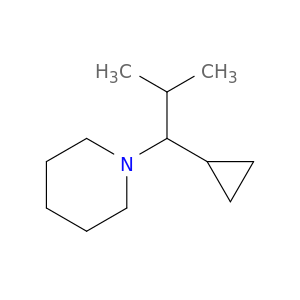 Piperidine, 1-(1-cyclopropyl-2-methylpropyl)-