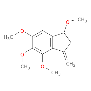 1H-Indene, 2,3-dihydro-1,4,5,6-tetramethoxy-3-methylene-