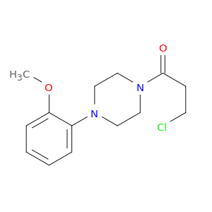 Piperazine, 1-(3-chloro-1-oxopropyl)-4-(2-methoxyphenyl)-