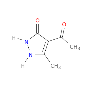 3H-Pyrazol-3-one, 4-acetyl-1,2-dihydro-5-methyl-