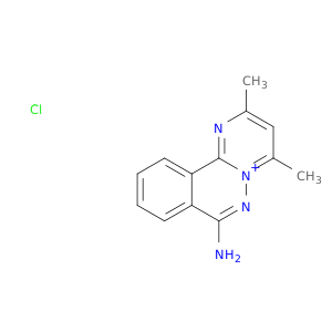 7-Amino-2,4-dimethyl-5lambda5-pyrimido[2,1-a]phthalazin-5-ylium chloride